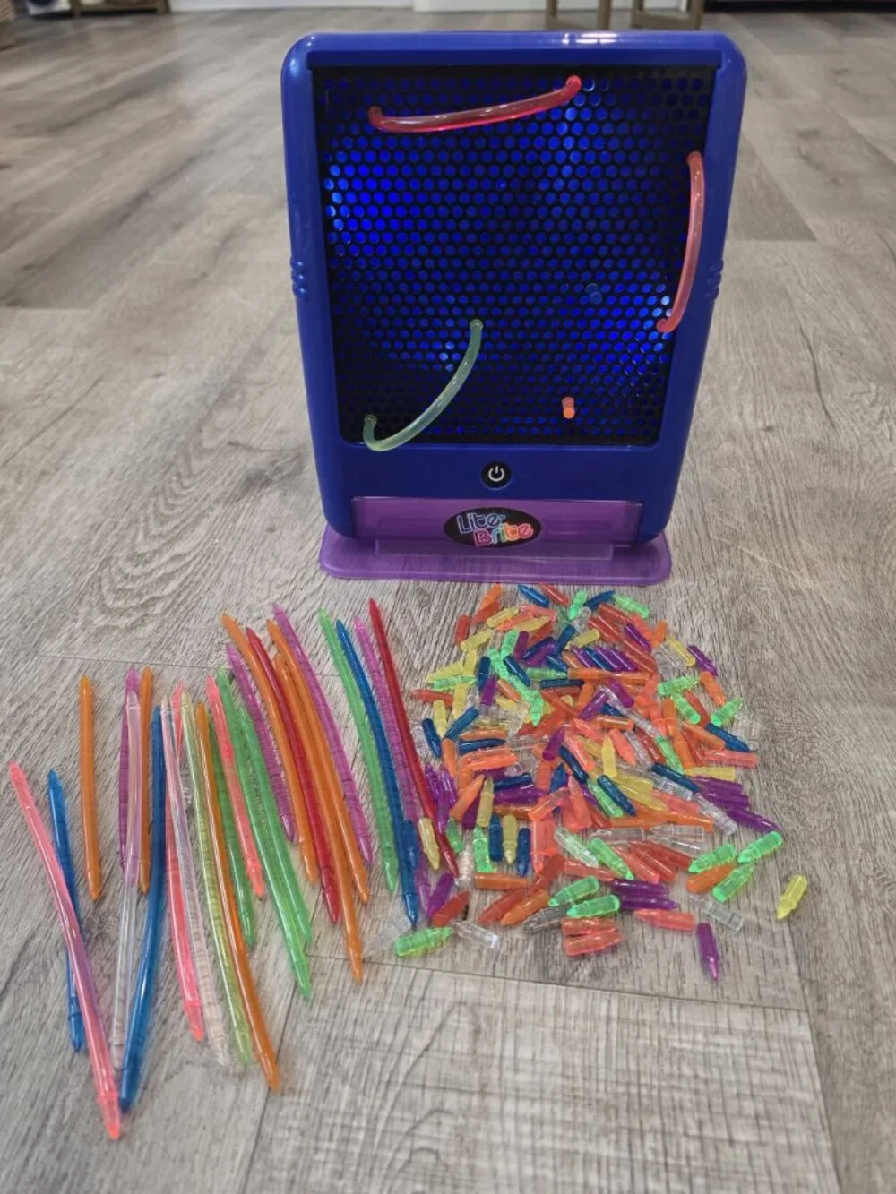 Lite-Brite Ultimate Classic With Pegs & Templates Light-Up Toy long light tubes